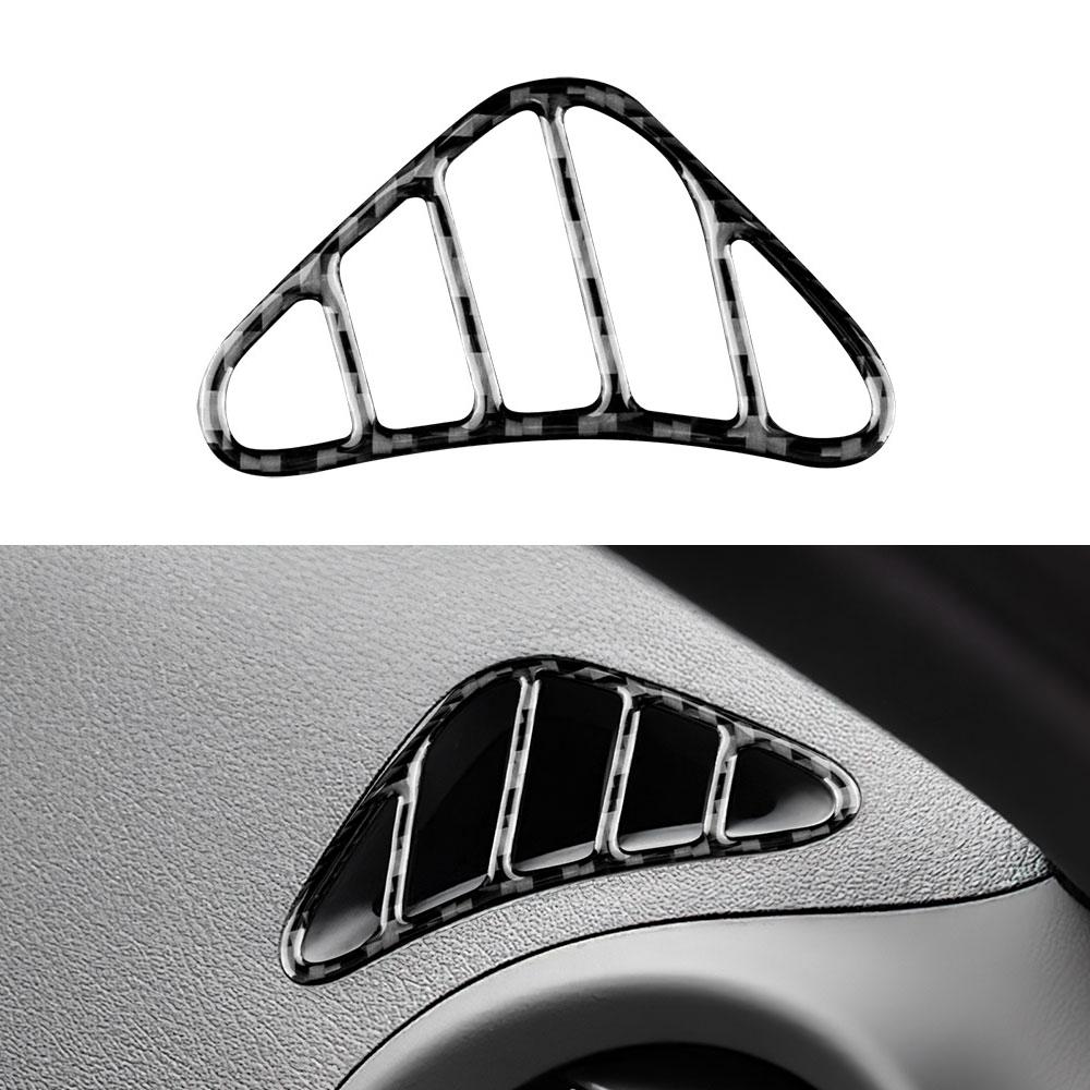 Carbon Fiber Car Air Conditioning Vent Outlet Trim Decoration Stickers For Lexus IS250 300 350C 2006-2012 Interior Accessories