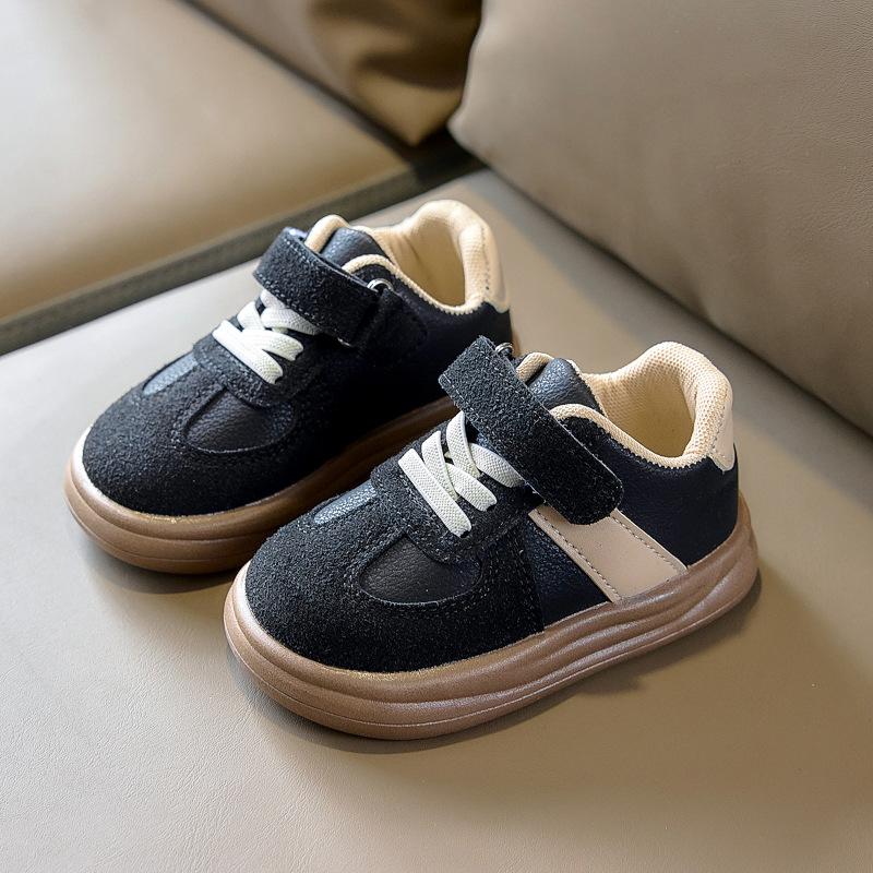Children's German-style sneakers, spring and autumn models, with Velcro fasteners, soft soles, toddler walking shoes, casual sports shoes for boys