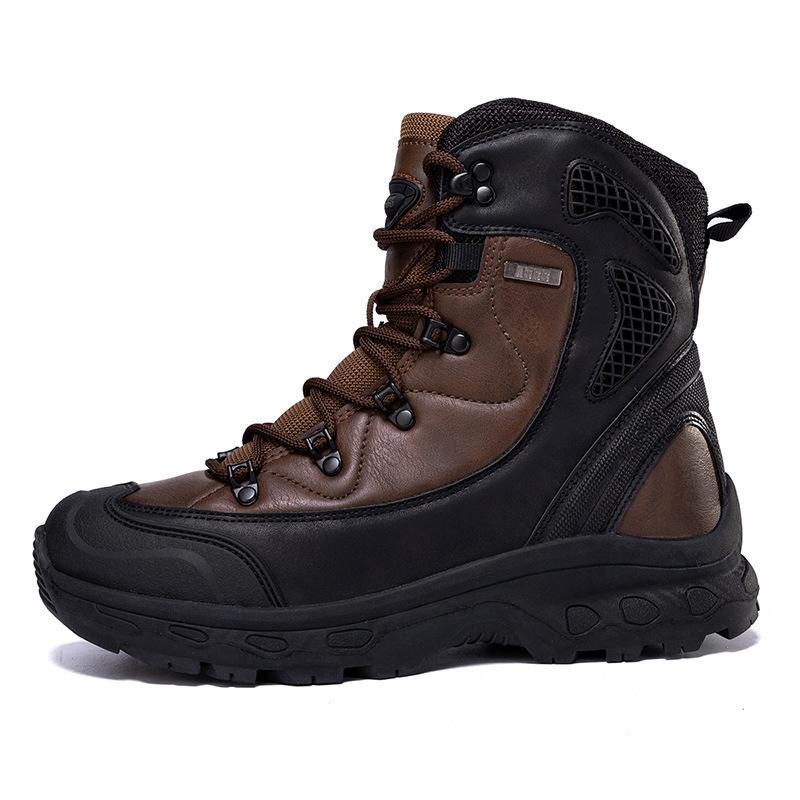 2025 Foreign Trade Large Size Outdoor Military Boots Desert Boots Hiking Boots Climbing Boots Combat Boots Winter High-top Mountaineering Boots