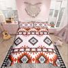 Homewish Tribal Aztec Duvet Cover Set,Bohemian Theme Bedding Set for Teens,exotic Style Decor