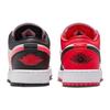 Air Jordan 1 Low SE GS Mismatched Infrared Kids Sneakers White Infrared-23 Black FB4420-616
