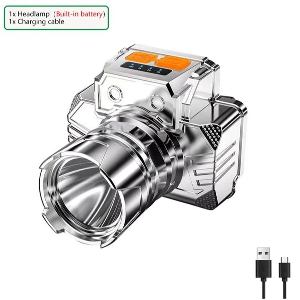 

T51 Induction Headlamp Rechargeable LED Headlight 2000mah Super Bright Flash Head Light Waterproof Camping Hunting Torch