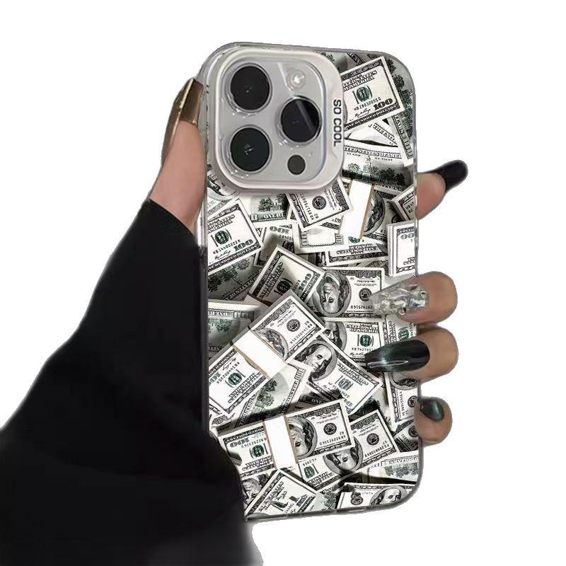 Cross Simple Cash Compatible Apple Phone Case for 16/15pro/14/14pro/15promax/13/12 - Stylish & High-End