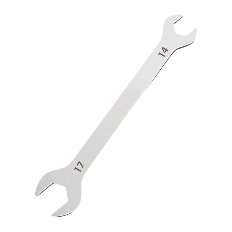 Double Headed Slim Wrench Open End Spanner High Strength Carbon Steel Repair Tool for Tight Space and Various Nut Size