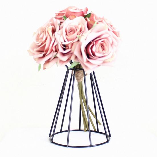 Flower Stand Elegant Hollowed Metal Flower Vase Stand for Weddings Centerpiece Offices Home Decoration