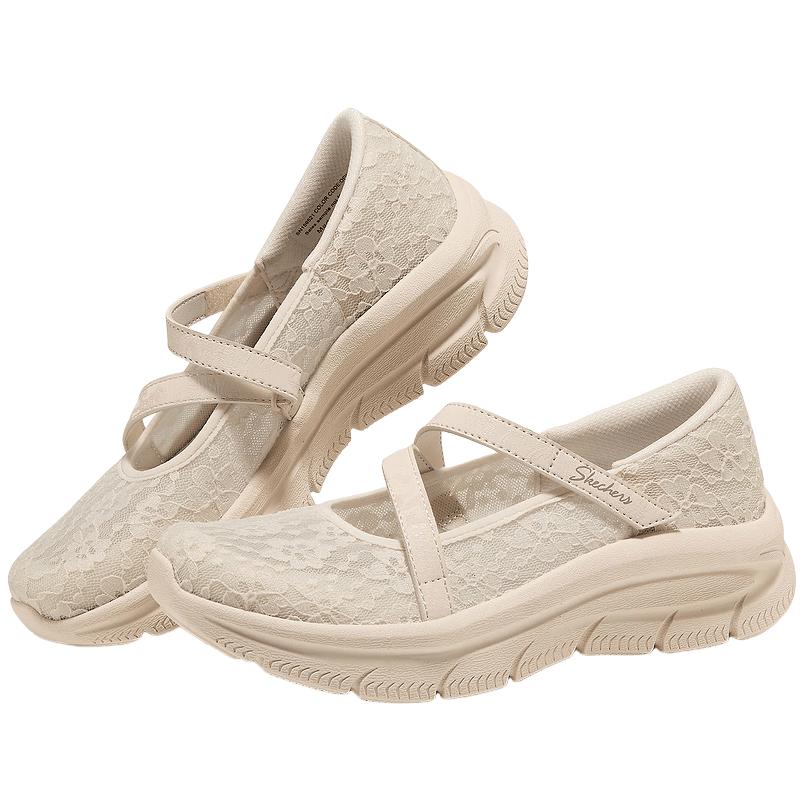 Skechers Women s Lace Breathable Mary Jane Casual Shoes US 5.5