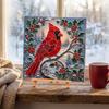 Cozy Holiday Afternoon Activities Christmas Lighthouse Mosaic Art Kit for Adults, DIY Coastal Craft with Acrylic Tiles Colorful Pieces, Decoration