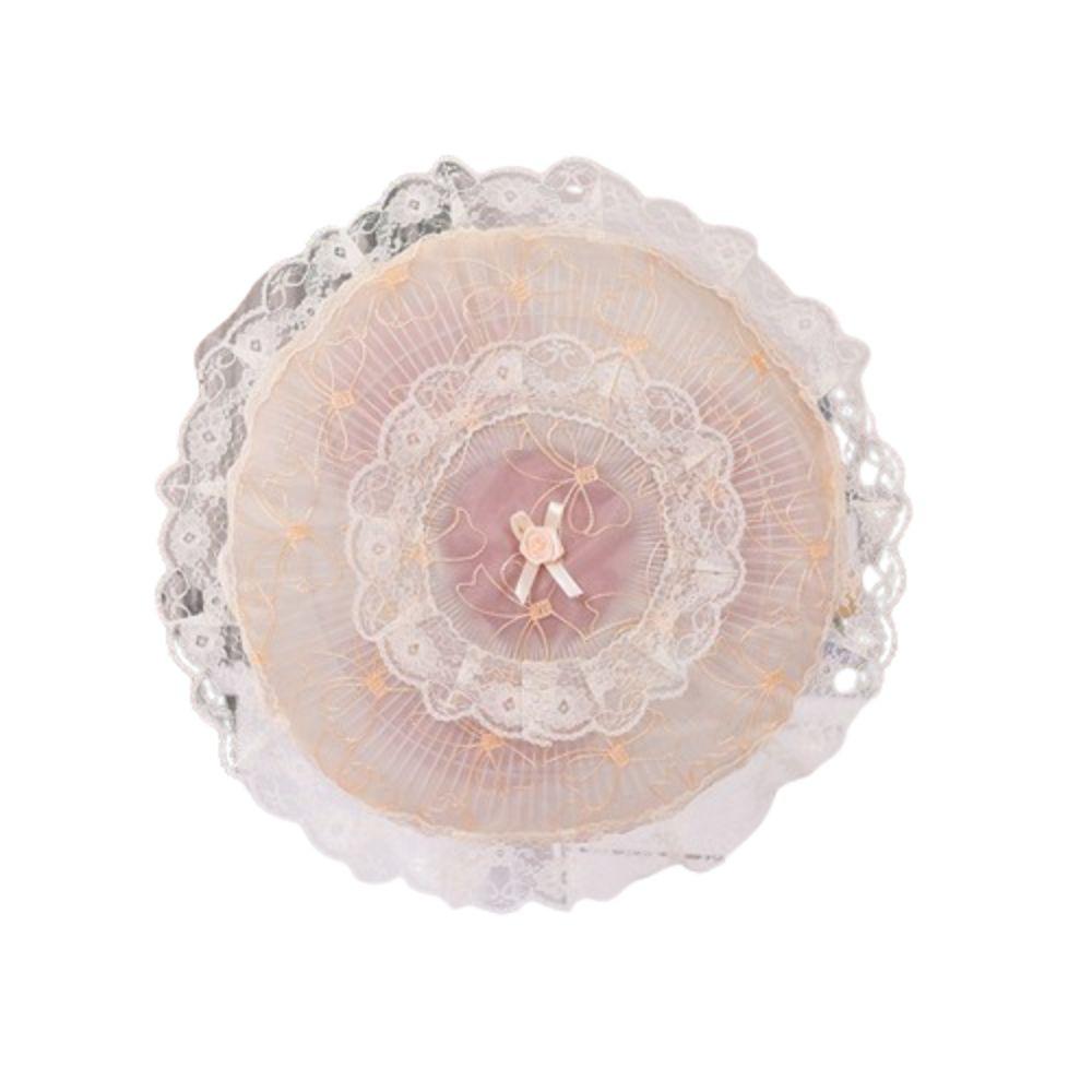 All-inclusive Fan Dust Cover Round Floral Floor Fan Covers Protective Dust Cover Bedroom