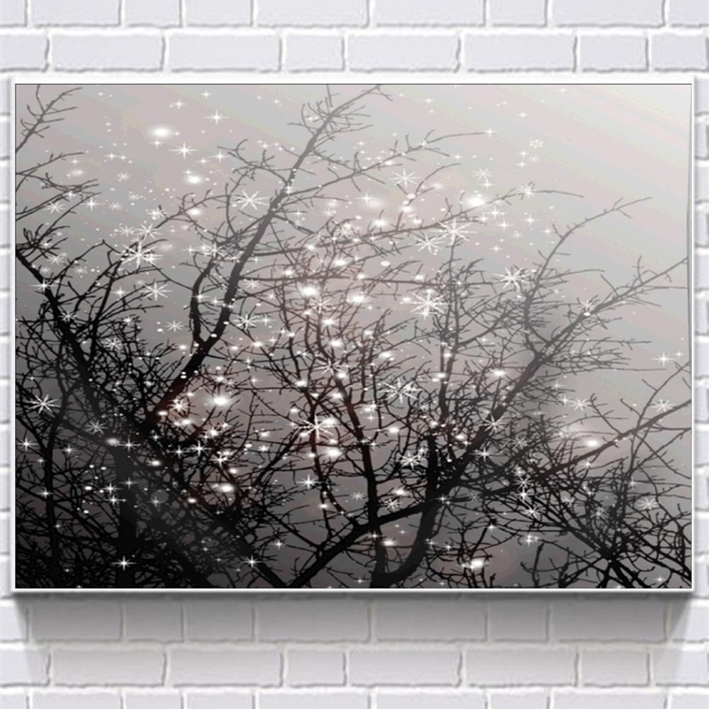 

5D DIY Полный Круг Алмазная Картина Зимняя Алмазная Вышивка 20X30CM