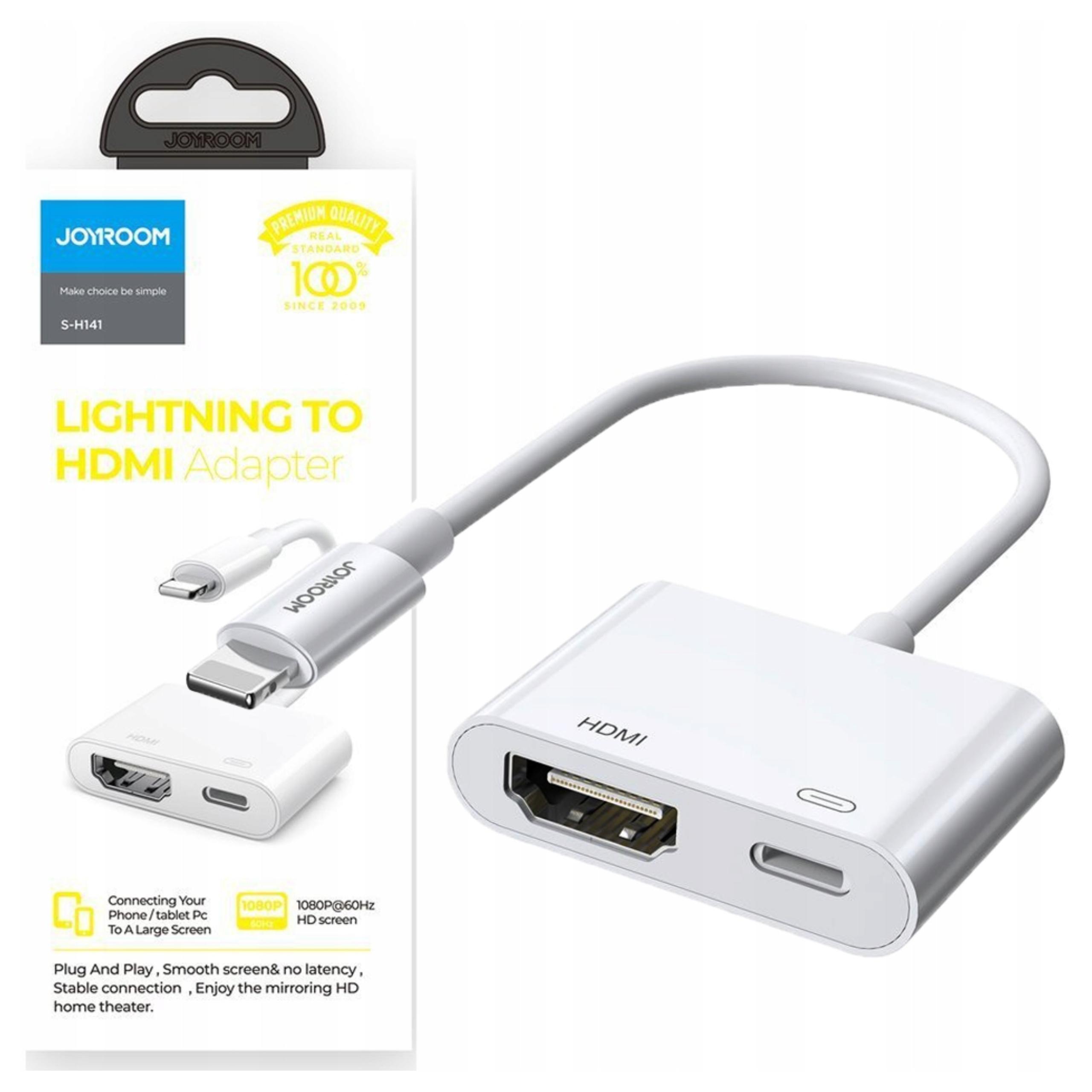 Joyroom S-H141 Lightning-auf-HDMI-Adapter 1080p 60 Hz, weiß - Bild 4