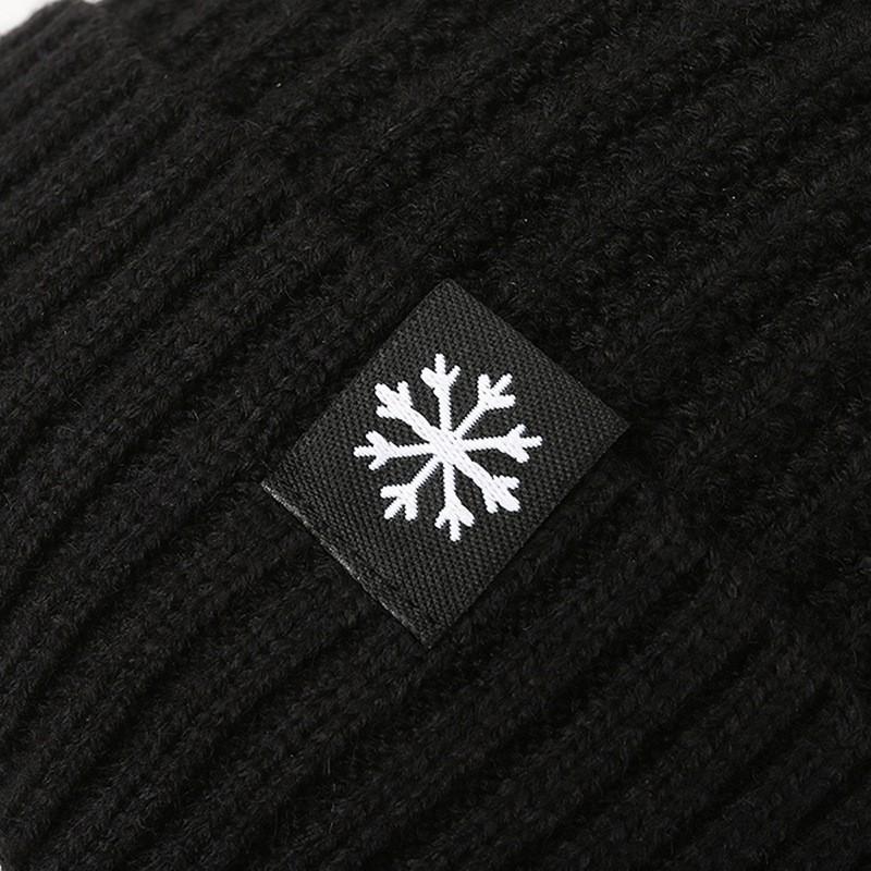 Mens Winter Knitted Beanie Hat With Ear Protection Scarf Set Warm Thick Hooded Cap Cycling Outdoor