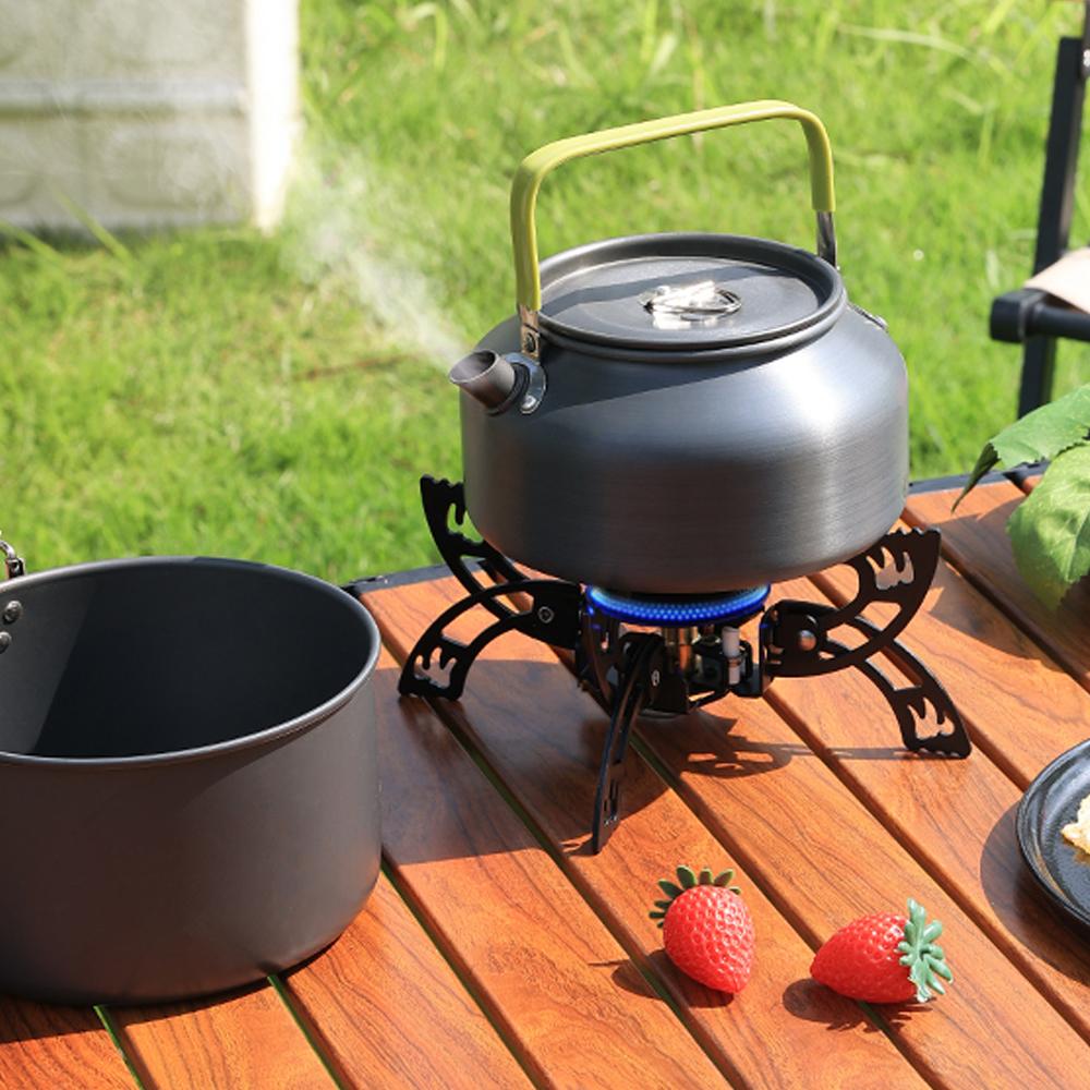 Outdoor Electronic Ignition Stoves Portable Cooking Accessory Foldable Gasstove Adjustable