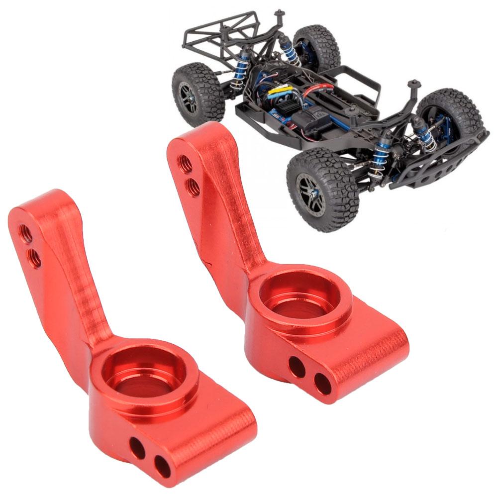 RC Aluminium Alloy L&R Steering Wheel Hub Carrier Bracket for   SLASH 2  (Light Blue)