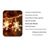Beigong LED Snowflake String Lights
