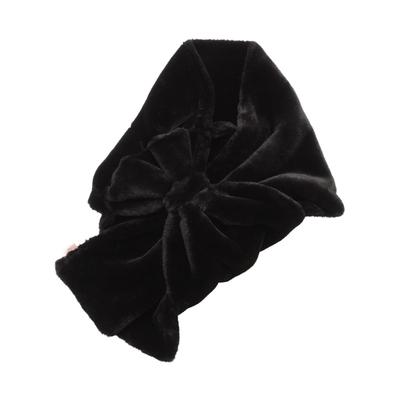 Paul Joe Moonbat ACCESSOIRES Joe Kunstfell Großer Schleifenschal mit Geschenk Schwarz & (Paul & Accessoires) Web-Exklusive Tasche, 50079,