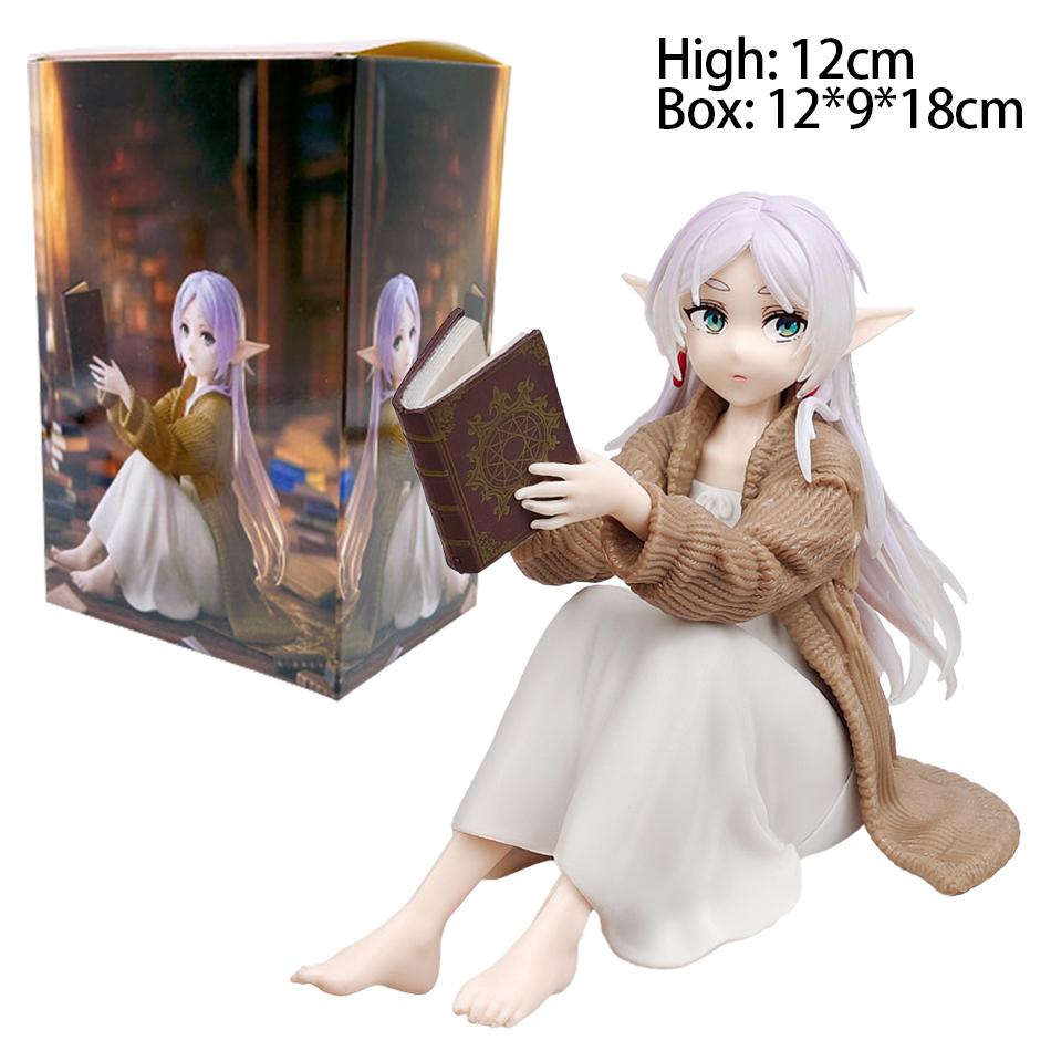 12cm Frieren Beyond Journey's End Anime Action Figure Desktop Cute Night-suit Action Figure Figurine Collection Model Doll Toy