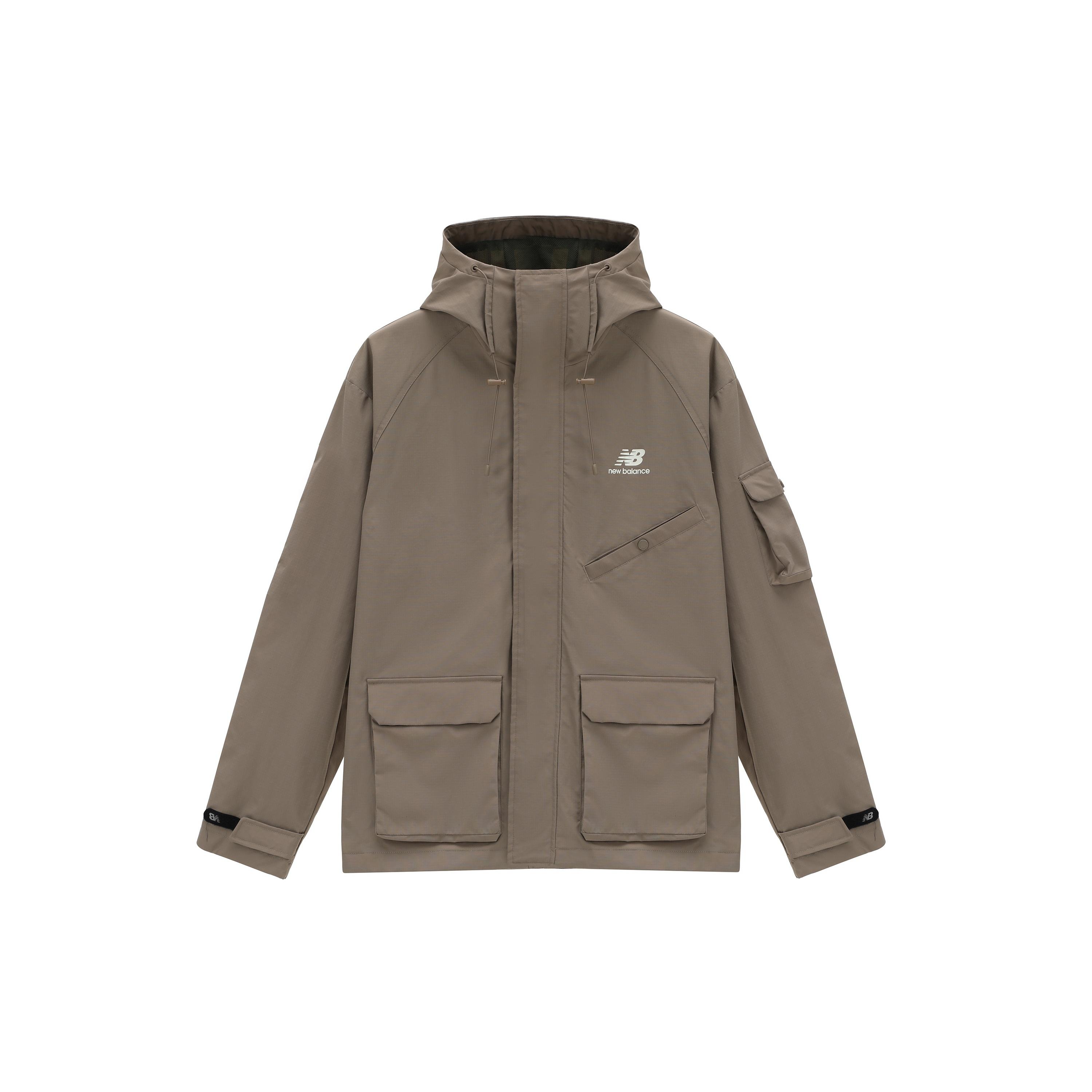 New Balance Trend Hooded Jacket Asia Sizing  Brown  Unisex AMJ31320-DRI XL