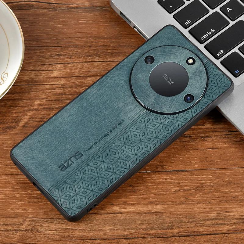 Luxury Business Leather Phone Case for Honor 100 90 80 70 60 Pro Shockproof Cover for Honor 80 SE 80GT 60SE Bumper Coque