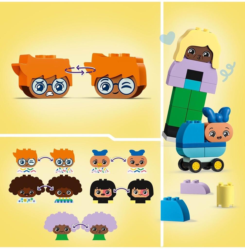 LEGO конструктор Duplo – Строим людей с большими чувствами (10423)