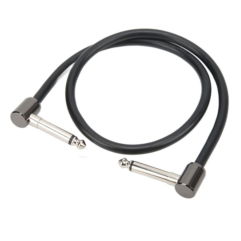FC‑20 Effects Cable Right Angle Connector Acoustic Guitar Patch Pedal Cord Audio Accessory 50CM