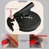 6-Inch Dustless Angle Grinder Vacuum Cover for Concrete and Stone Grinding