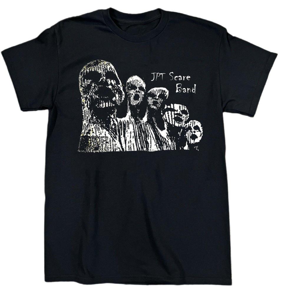 

Retro JPT Scare Band Heavy Cotton Black S5XL T Shirt AG571 Unisex T-Shirt XXXXL