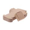 50pcs Kraft Paper Wrapping Box Multipurpose Household DIY Crafts Supplies for Festival Holiday Birthday Party Gift