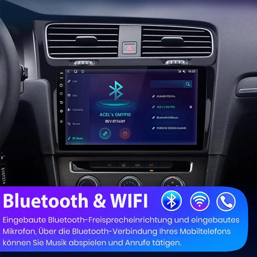 

Car GPS Navigation 6+128G Suitable For Volkswagen Golf 7 2013-2017 Android12 Car Radio GPS Navi WIFI 4G FM RDS DAB+ DSP Package A чорний