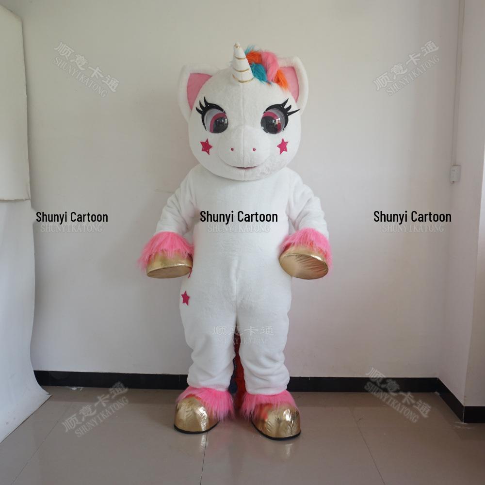 Unicorn Mascot Costume for Performances and Parties