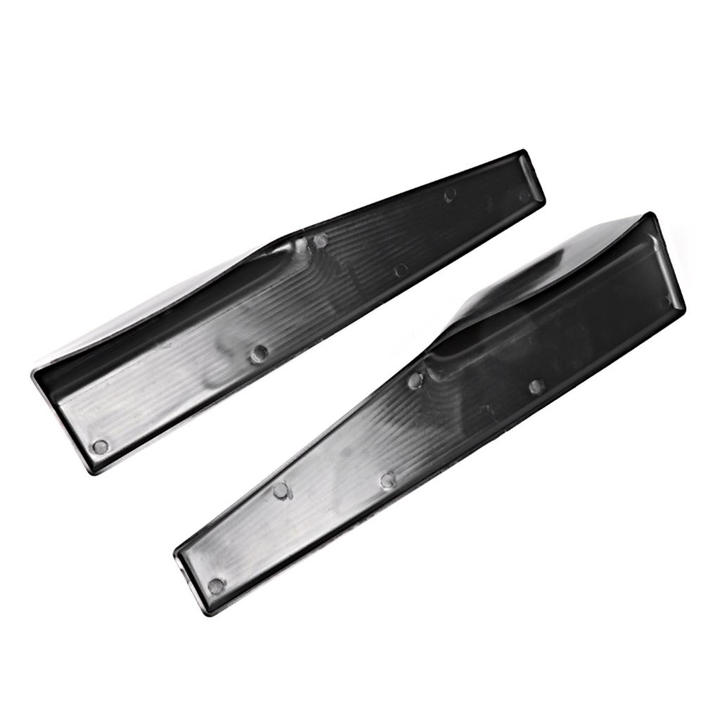 2pcs Universal Car Side Skirt Rocker Splitters Scratch Proof Winglet Diffuser 450mm 17.7in