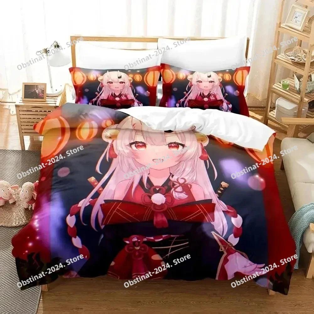 Anime Akai Hato Beding Set Printed Bed Linen Set With Pilowcase Bed Soft Duvet Cover Soft Single Double Quen Super King-Sized Dimensionsd Dimensions