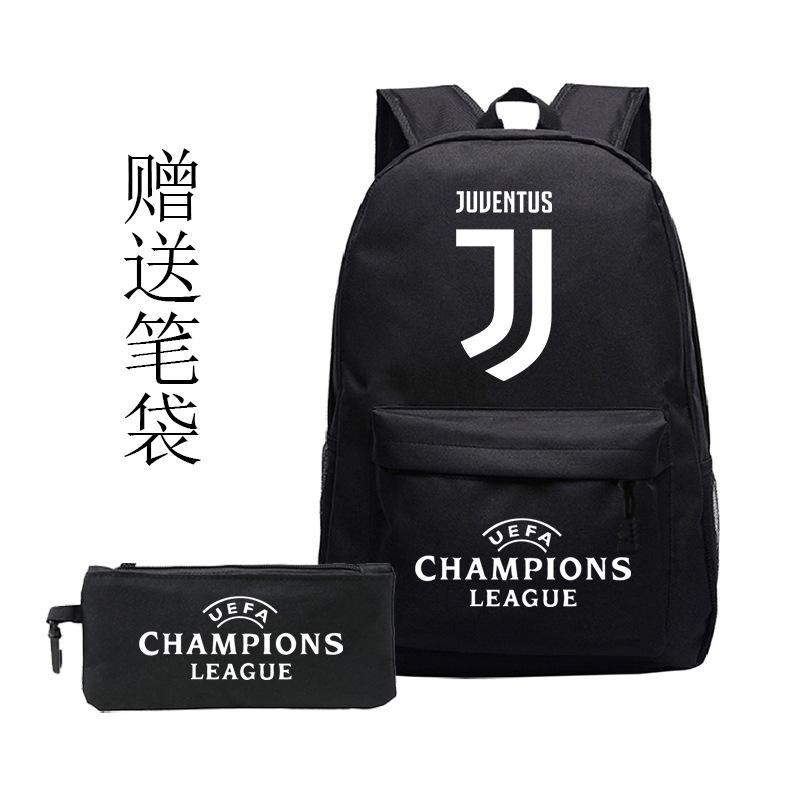 Football Printed Student Backpack Multifunctional Usb Interface Large Capacity Leisure Travel Backpack