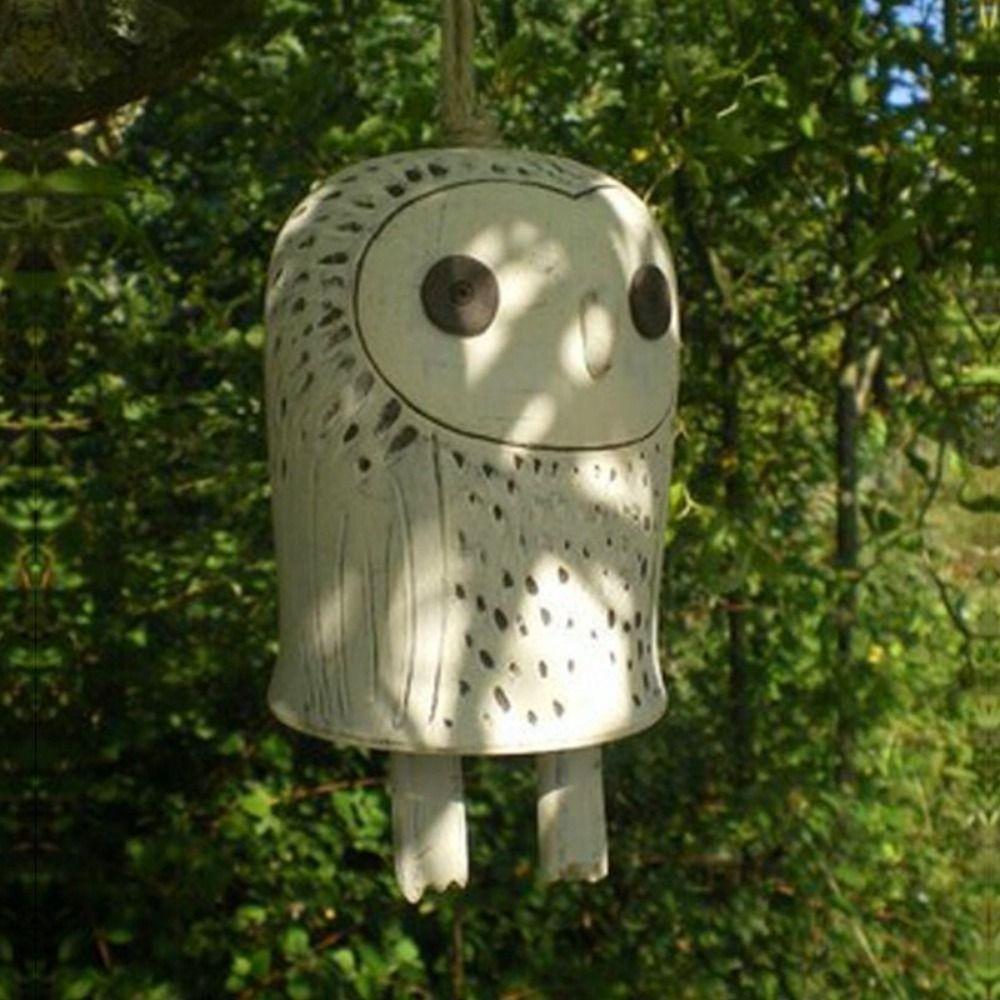 Creative Rustic Style Resin Animal Wind Chime Hanging Cute Garden Pendants Decorative Animal Shape Wind Bell Door Outdoor Decor