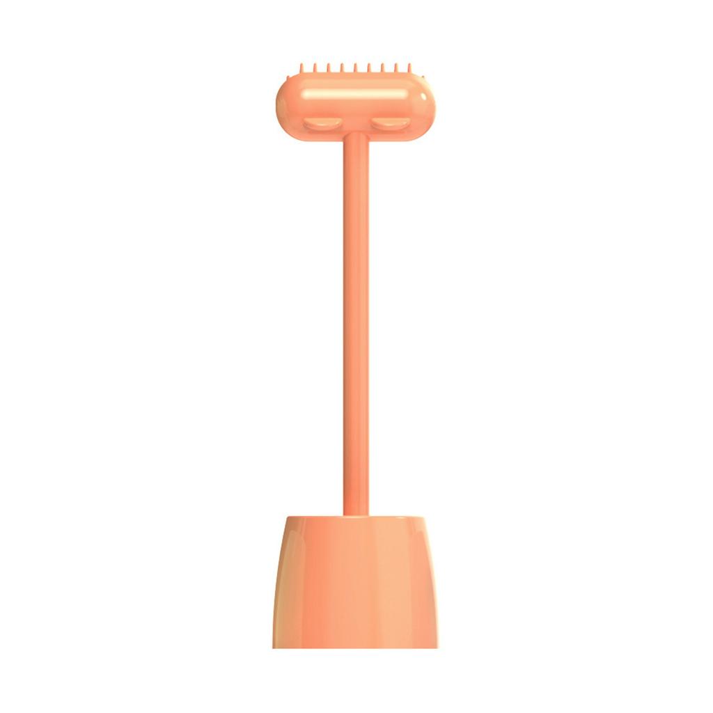 Cat Grooming Massage Combs for Short Long Furry Cat Interactive Toy Cat Supplies Remover Floating Hair Multicolored