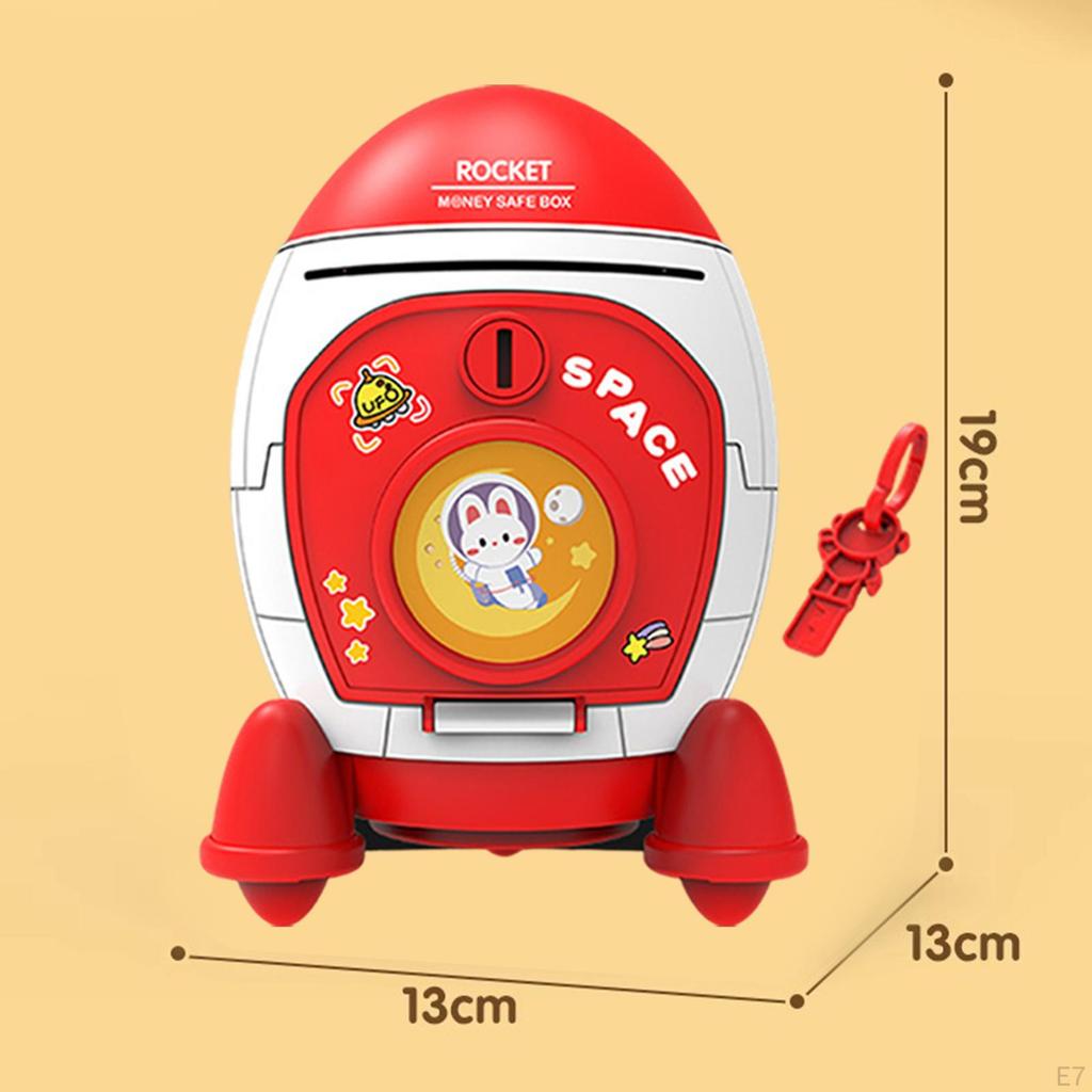 Cartoon Schiff Spardose Geld Accessoire Vielseitig 5,1x5,1x7,5 Zoll Pädagogisches Sparspielzeug