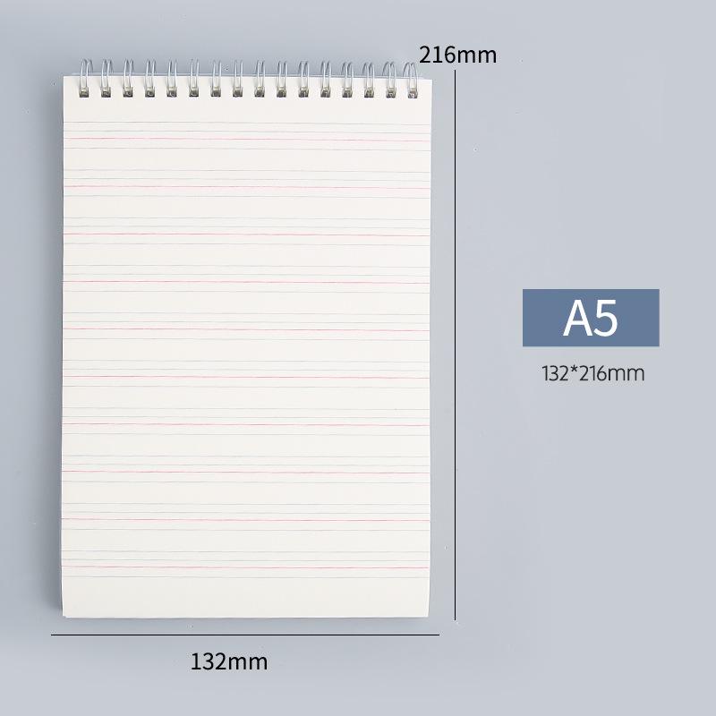 Flip-up English Vocabulary Notebook, Thickened B5 and A5 Planner