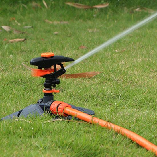 Rotating Lawn Sprinkler Adjustable Universal Simple Installation Garden Water Sprinkler Efficient Stable Irrigation Tool