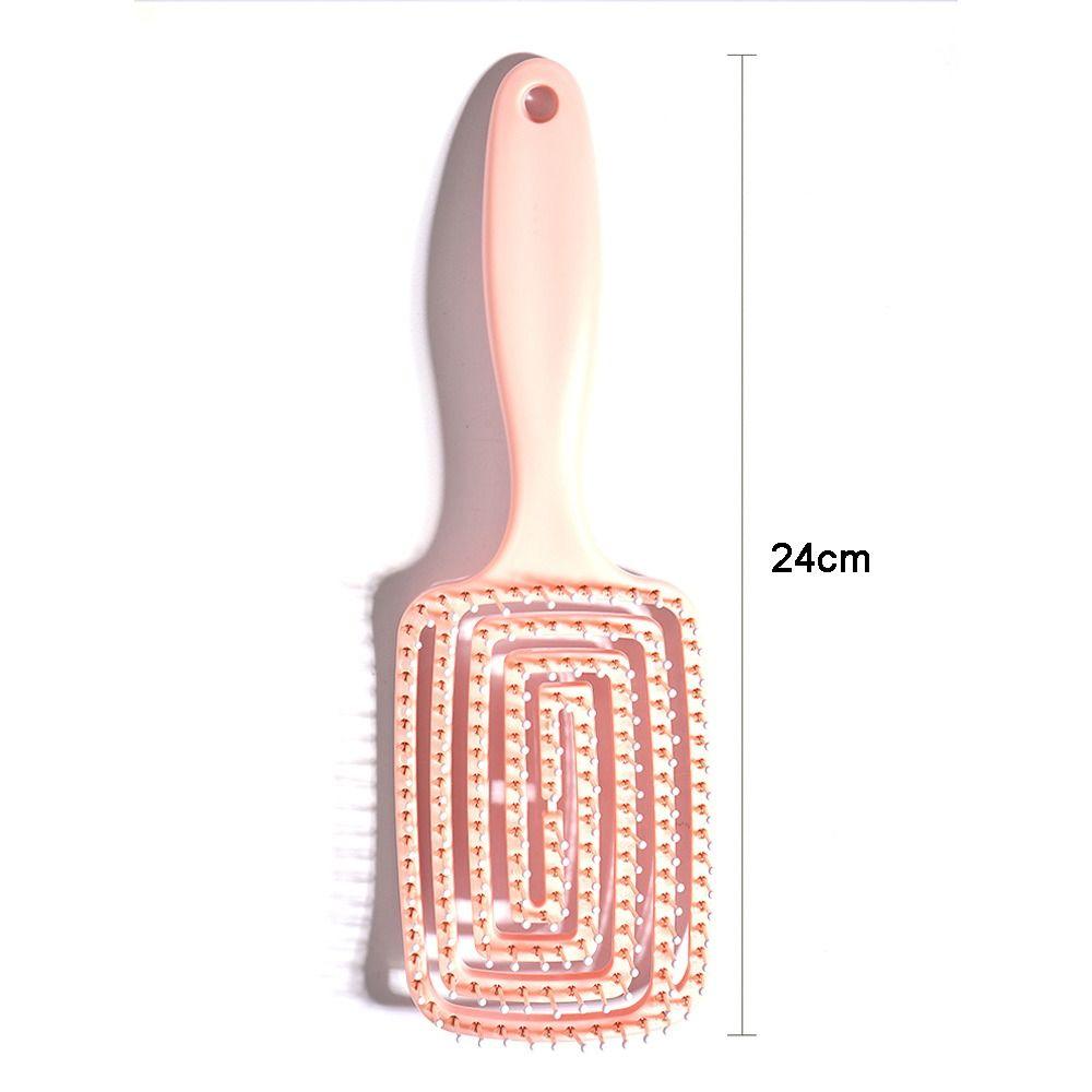 Soft Pins Massage Comb Wet Dry Hair Combs Flexible Curly Hairbrush