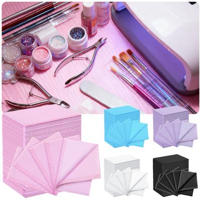 20/50/125 Stück Weiß Rosa Wasserdicht Nail Art Tischtücher Matte Einweg Faltbare Nageltischmatte Nail Art Unterlage Für Salon Praxis