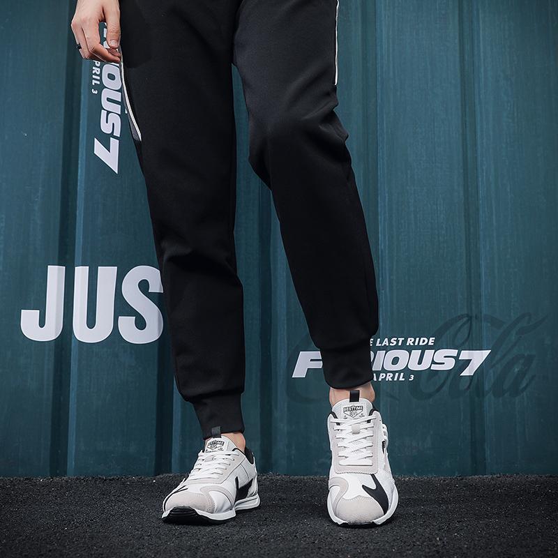 Casual Sports Shoes Men's All-match Wear-resistant Men's Shoes Fashion Sports Leisure Running Shoes Basketball Shoes Board Shoes Lace Up Sneakes