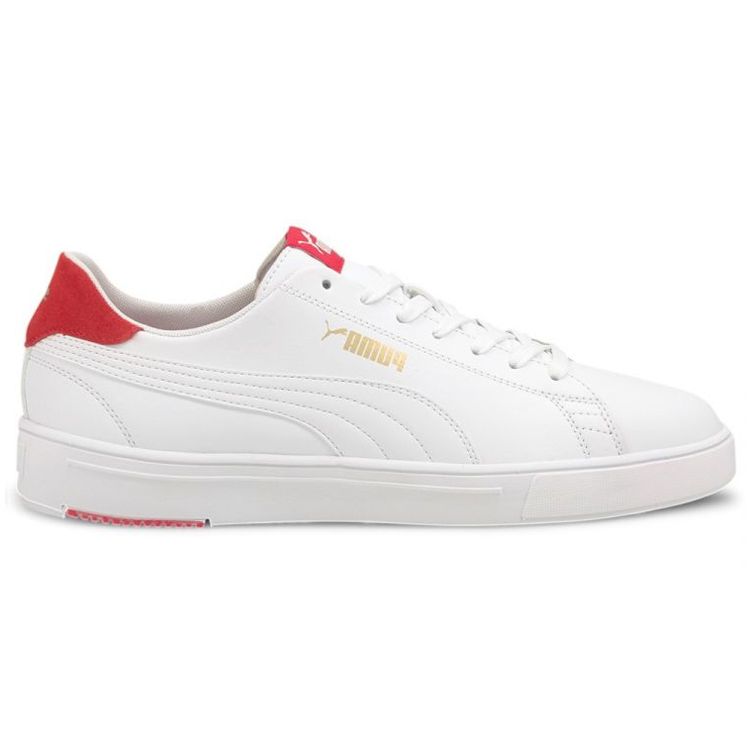 Puma Tenisi unisex Serve Pro Lite alb, roșu, cu risc ridicat, echipa auriu 374902-03