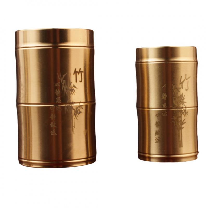 Brass Holder Restaurant Creative Personality Household Toothpick Box Portable Light Luxury Dining Living Room Pat