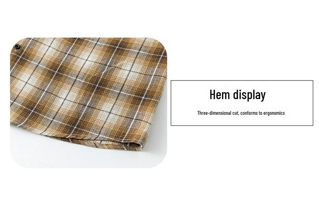 Unisex Plaid Long-Sleeve Shirt: Korean Style, Loose, Casual Jacket for Men and Women, 2025 Spring/Autumn Trend.