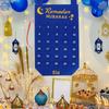 Ramadan Mubarak Countdown Calendar Traditional Plush Hanging Decor Islamic Muslim Party Supplies for Home Decor Eid Celebration