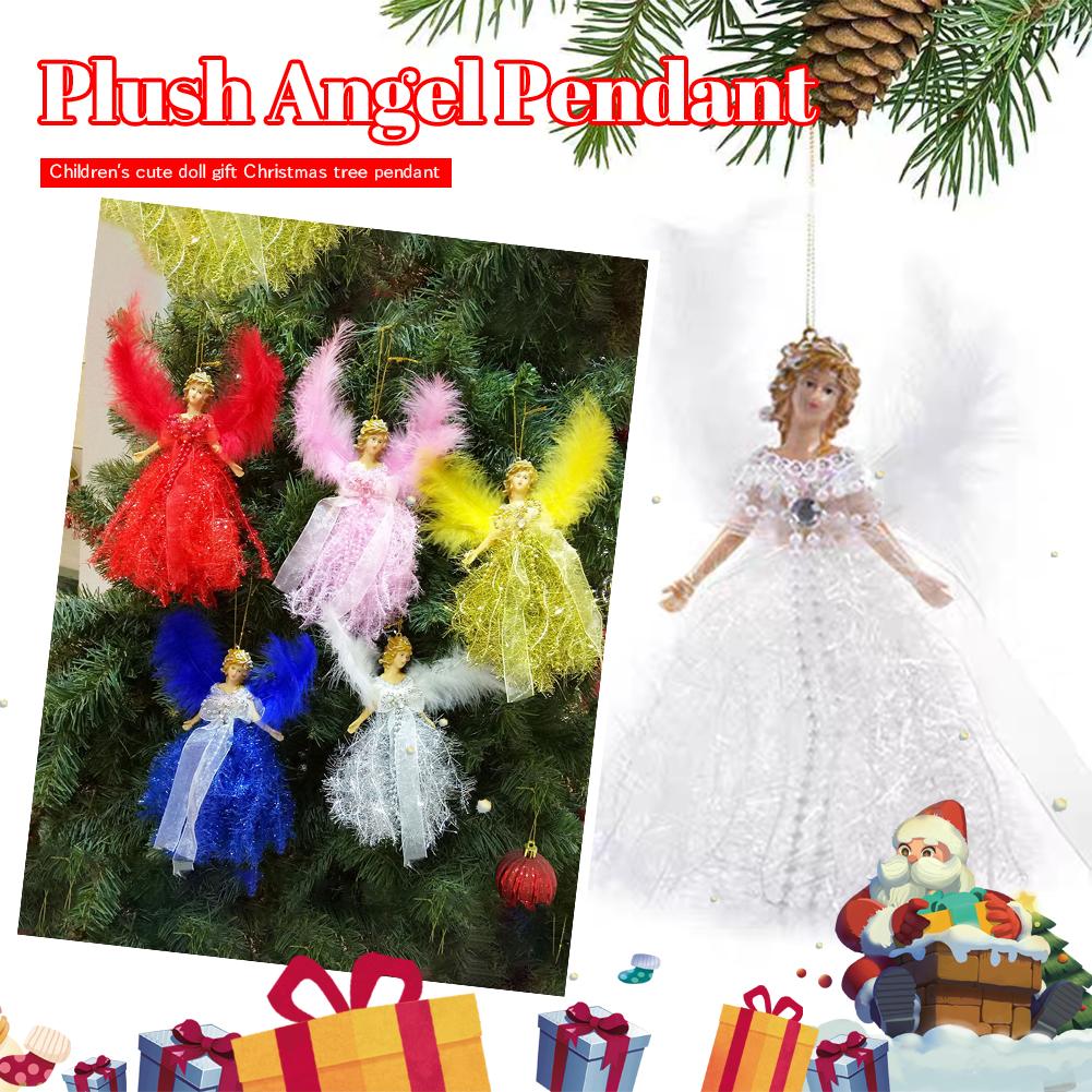 Přívěsek vánoční anděl Závěsný andělé Vánoční ozdoby na stromeček Vánoční stromeček Anděl s křídly Ručně vyrobený sváteční anděl
