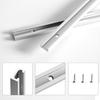 Cluoling Track 300mm with Screws Miter Track Miter Track Miter Slot Carpenter Tool for Table Saw Standard Aluminum Set of 2 T-slot