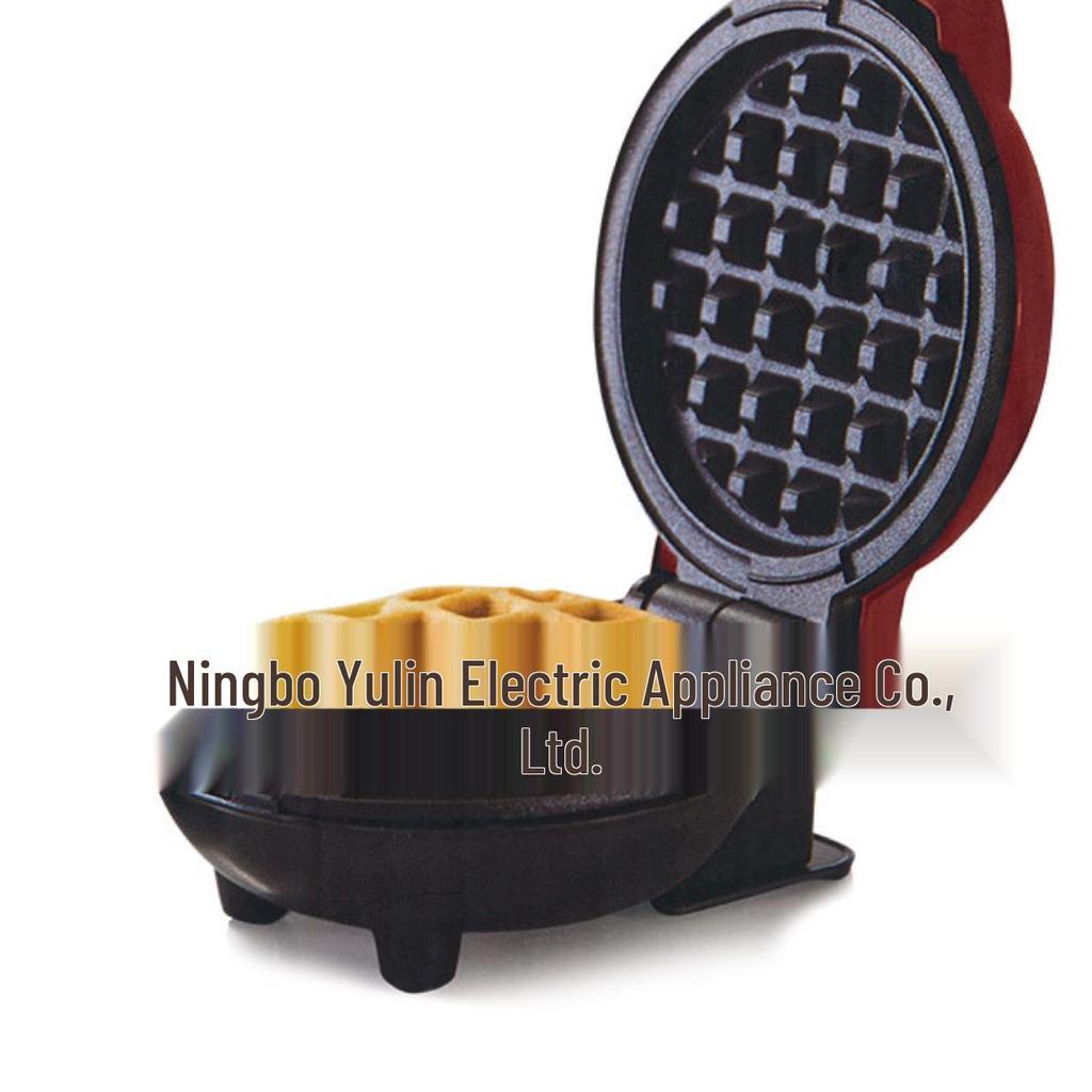Compact Children's Electric Waffle Maker - Portable Breakfast Griddle for Light Meals