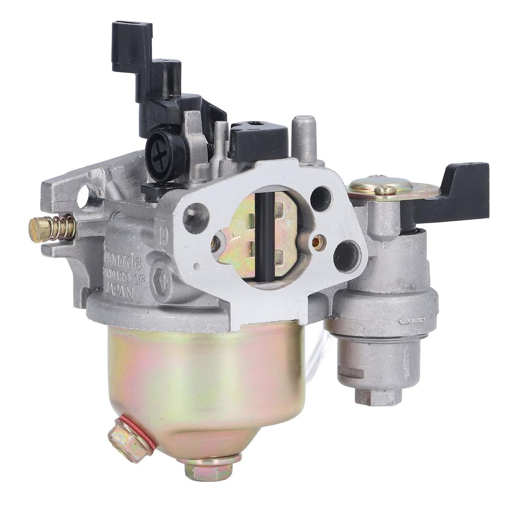 Carburetor Rubber Aluminum Alloy Lawn Mower Carb Replacement for 170 168F Gasoline Engine