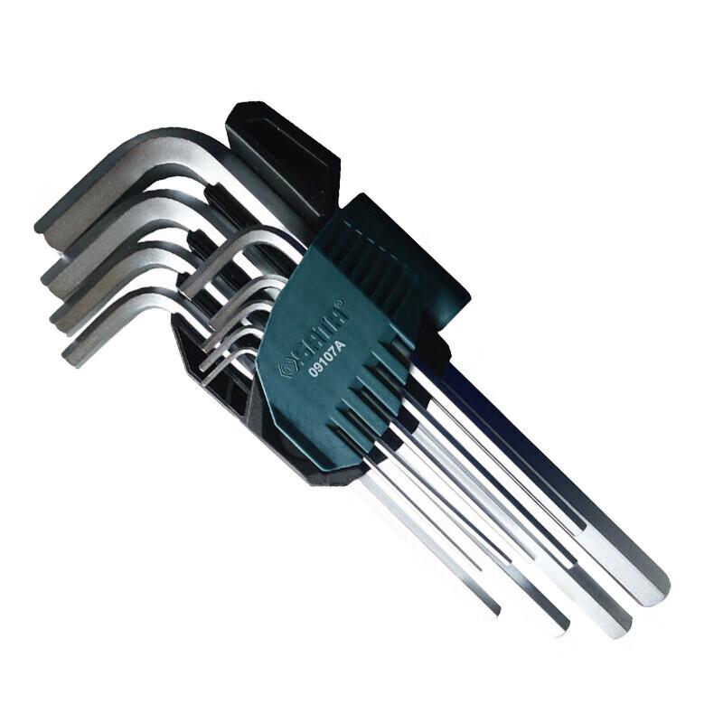 SATA 9-Piece Extra Long Hex Key Wrench Set