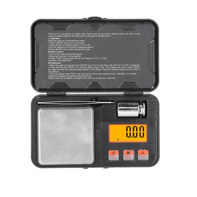 200g/0.01g Schmuckwaage LCD-Display Mini Tragbare Elektronische Präzisionswaage mit Gewichtszange
